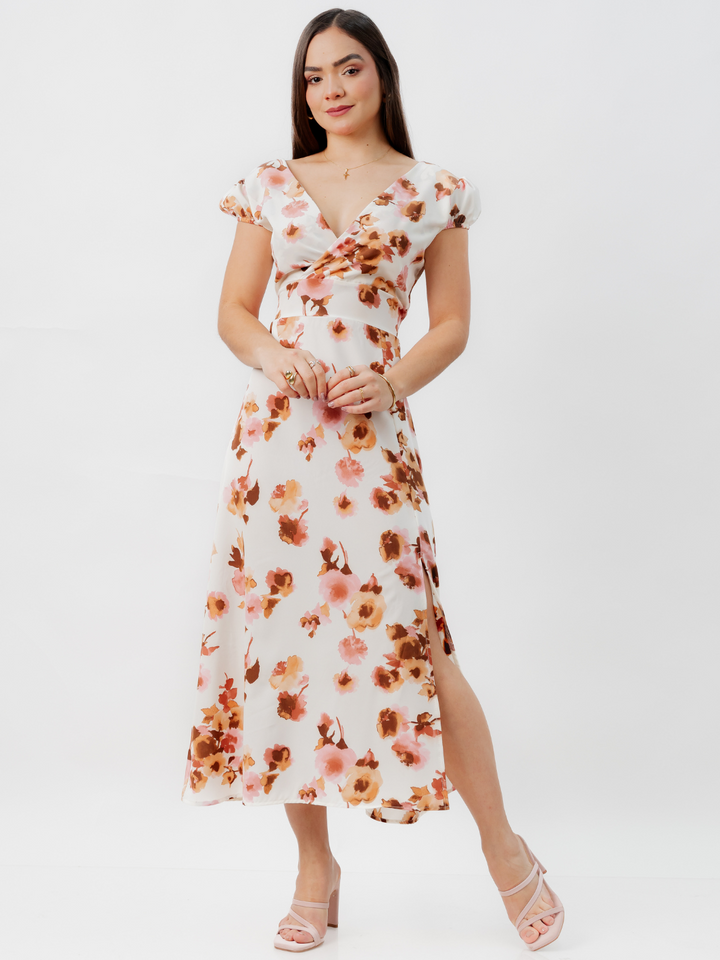 VESTIDO CASUAL LARGO CRISS PERLA