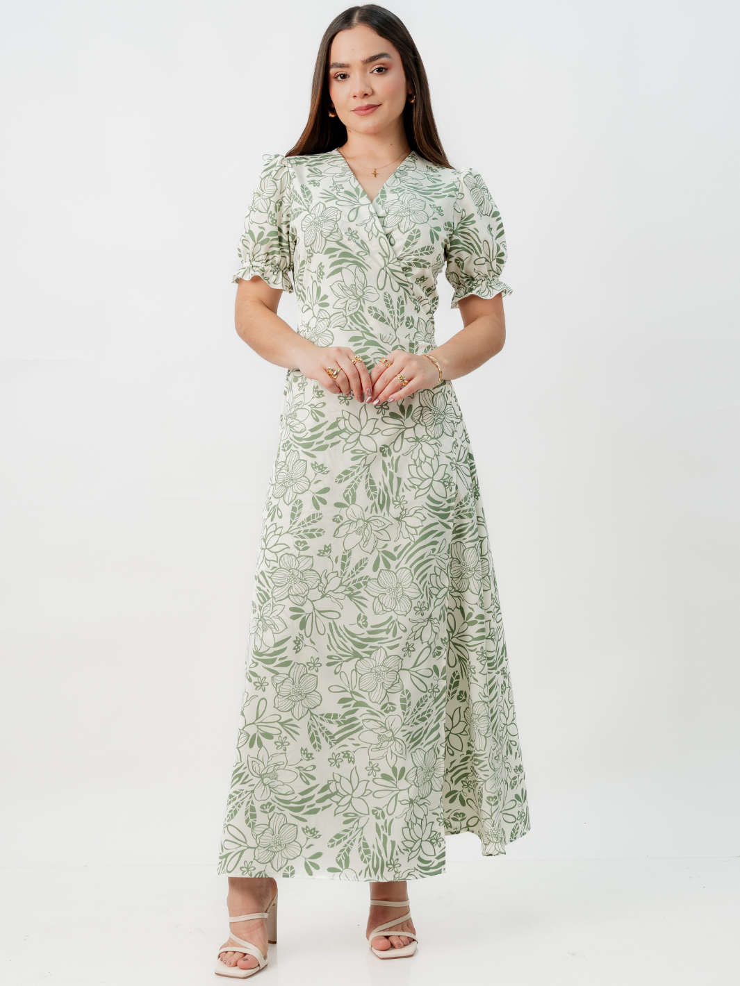 VESTIDO ENVOLVENTE ANI PERLA