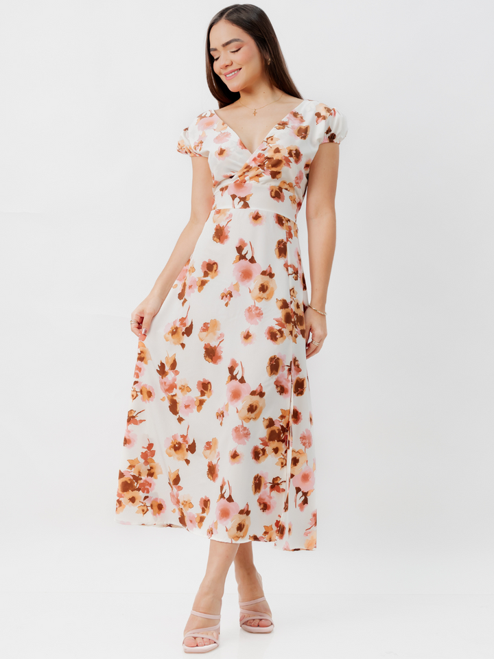 VESTIDO CASUAL LARGO CRISS PERLA