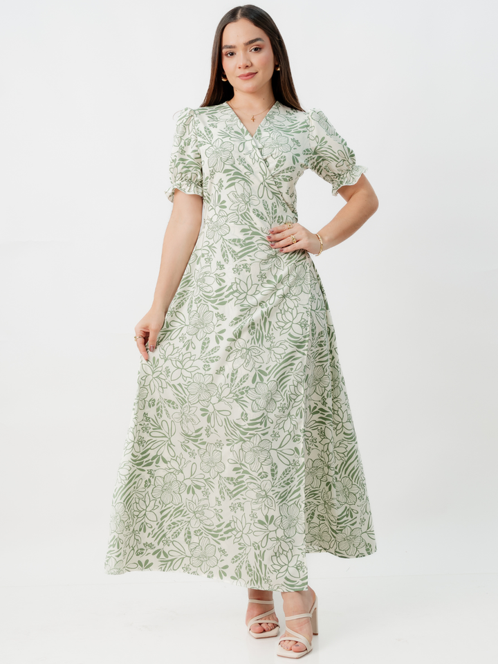 VESTIDO ENVOLVENTE ANI PERLA