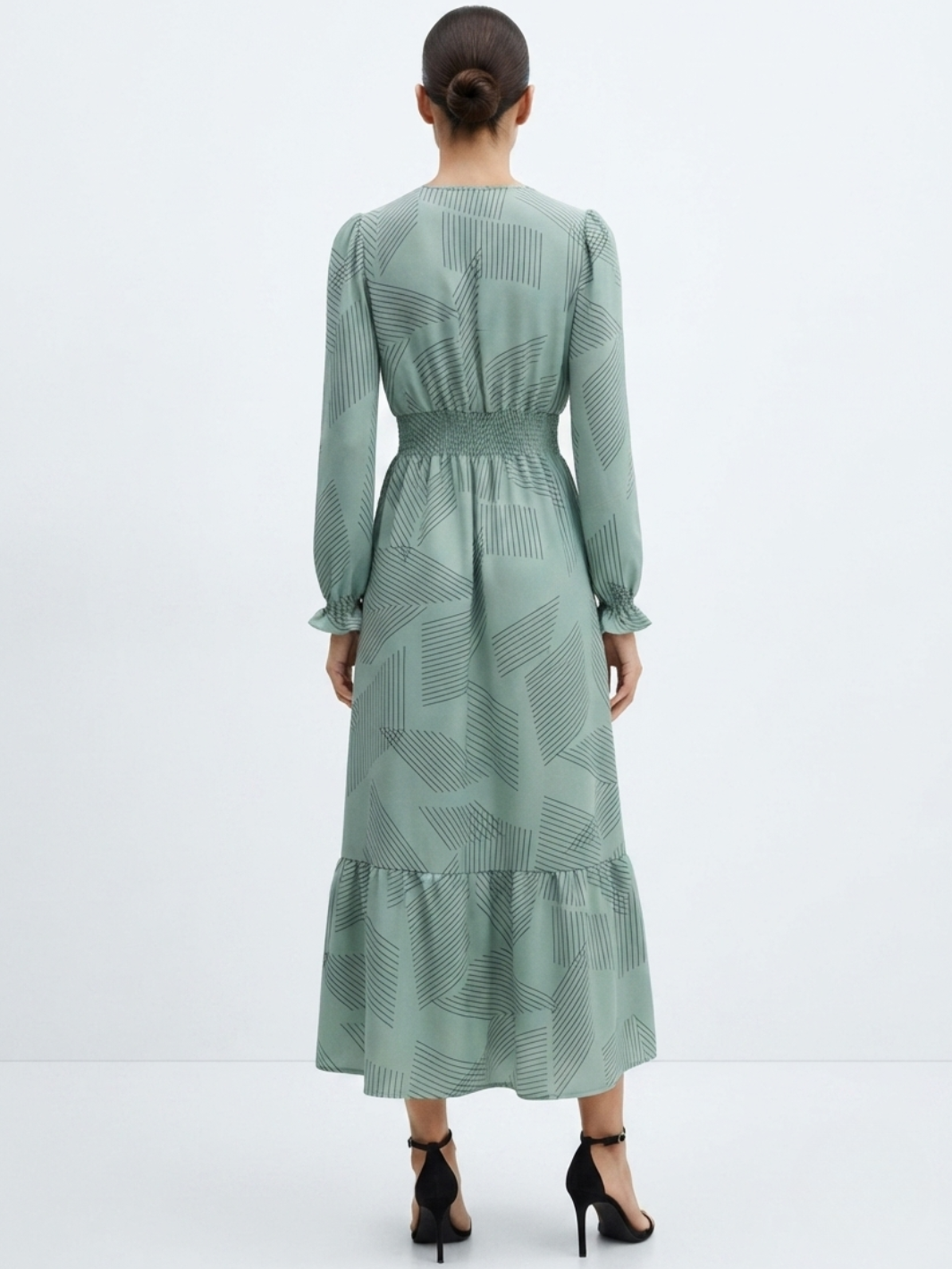 VESTIDO CASUAL MANGA LARGA SUMI JADE