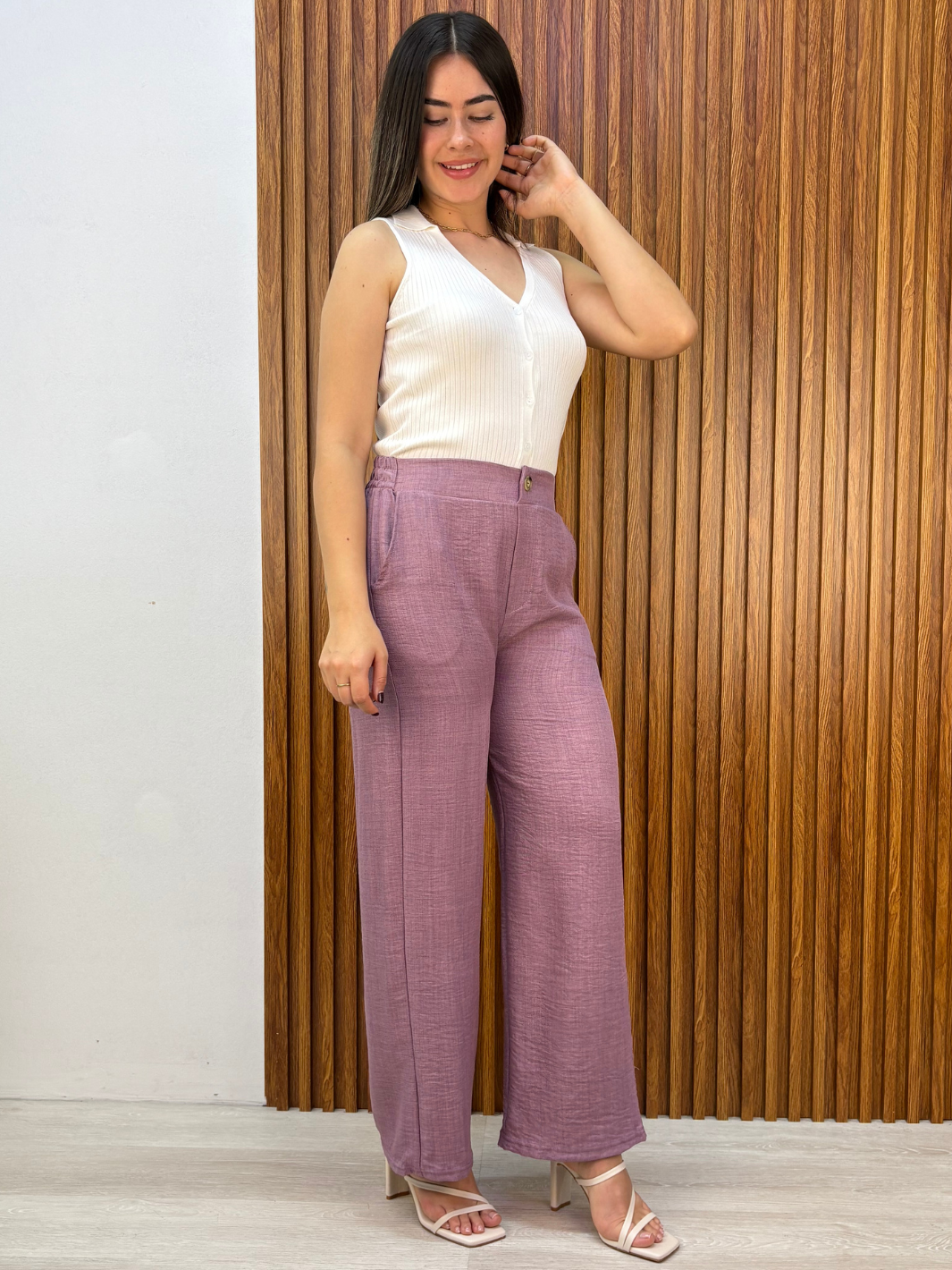 PANTALON HOLGADO FRANCIS UVA