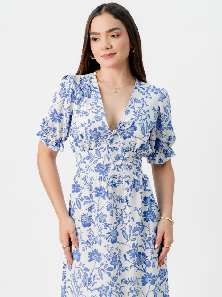 VESTIDO CASUAL LARGO THIANA PERLA