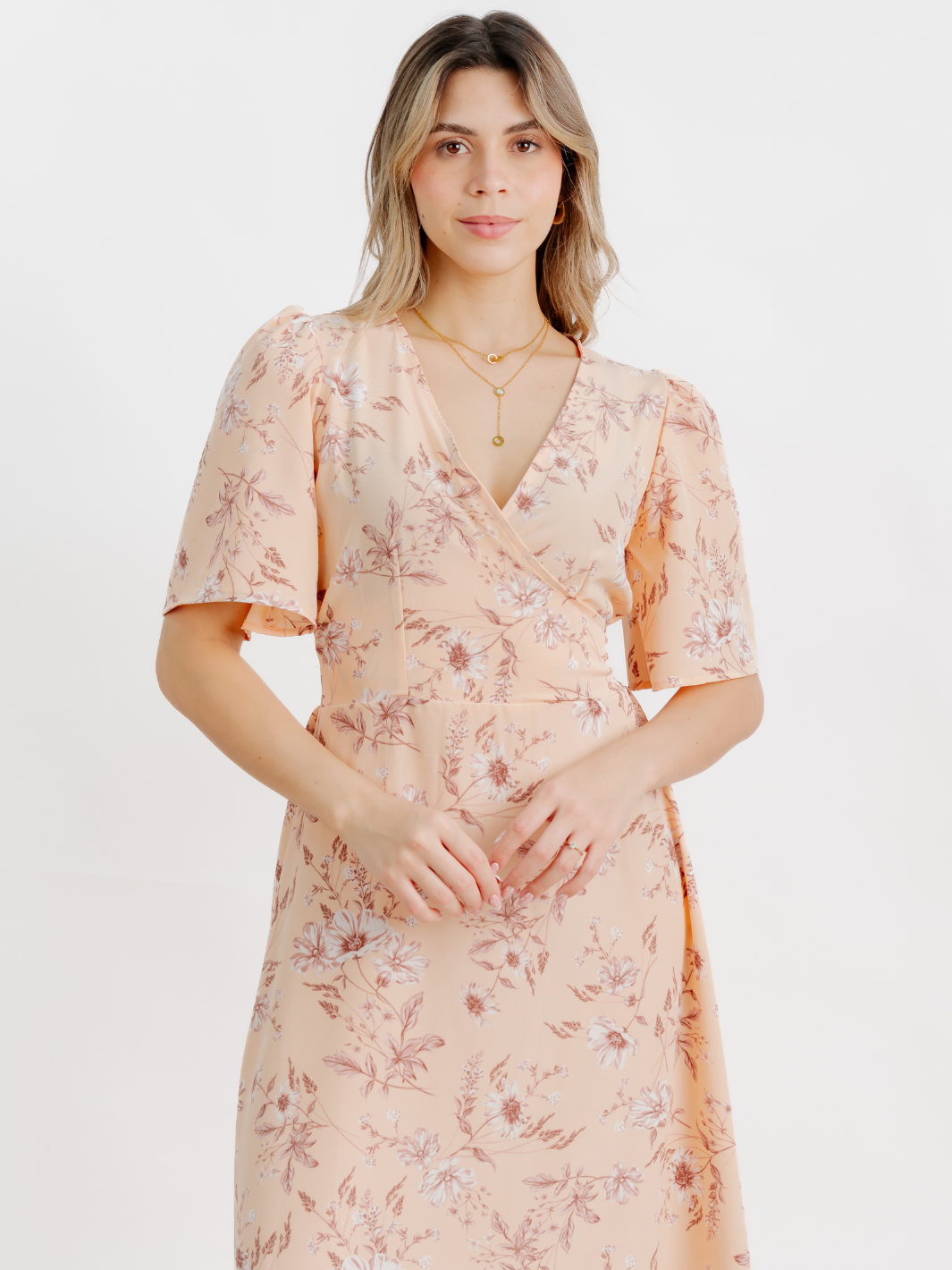 VESTIDO CASUAL LARGO LISA MELON