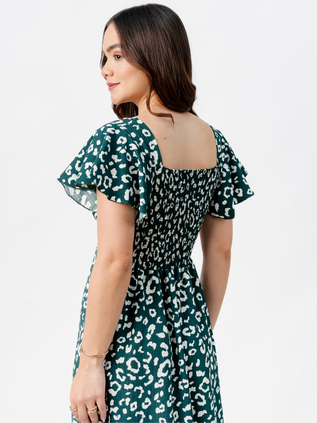 VESTIDO LARGO CORTE A BRENDA VERDE