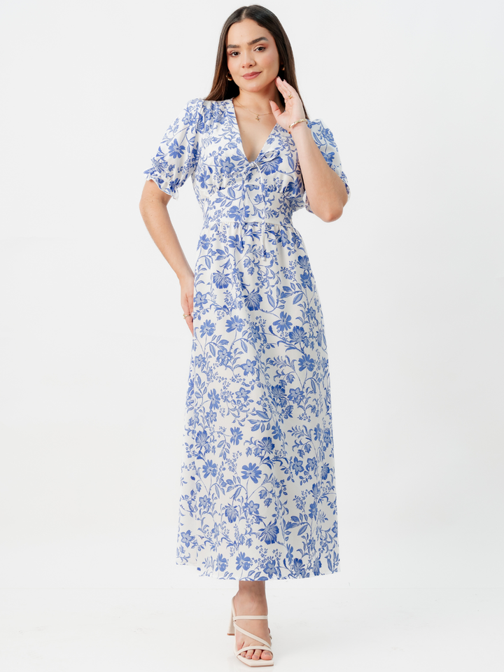 VESTIDO CASUAL LARGO THIANA PERLA