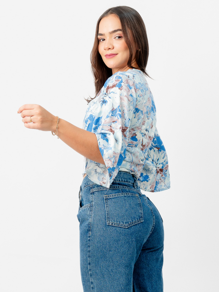 BLUSA GERALDINE - AZUL