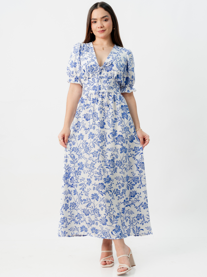 VESTIDO CASUAL LARGO THIANA PERLA