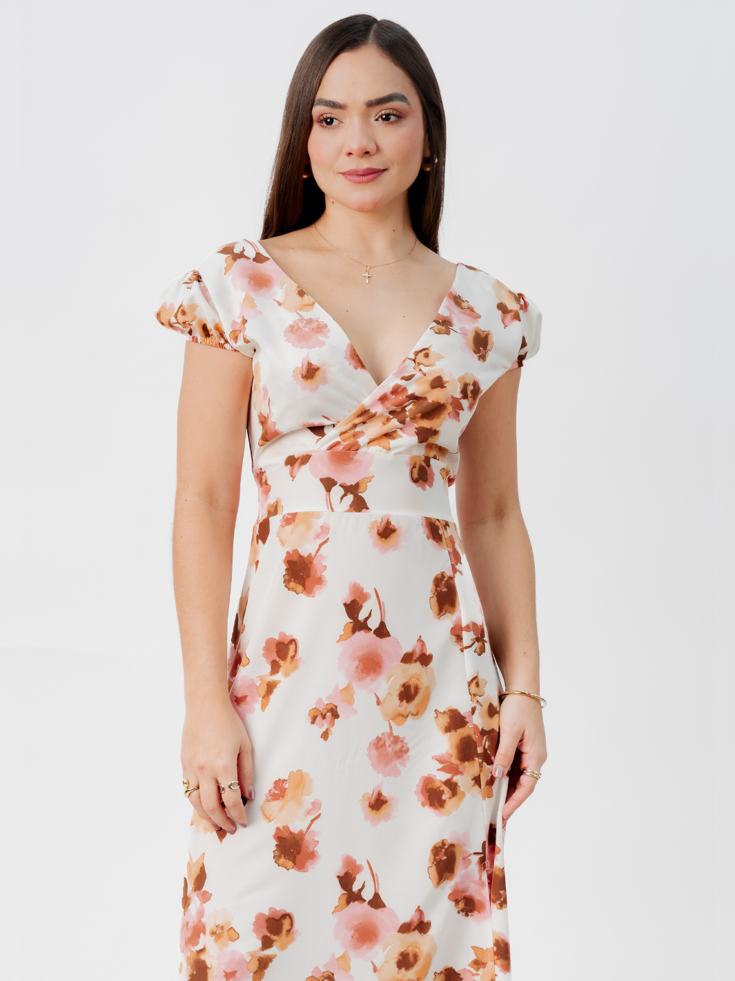 VESTIDO CASUAL LARGO CRISS PERLA
