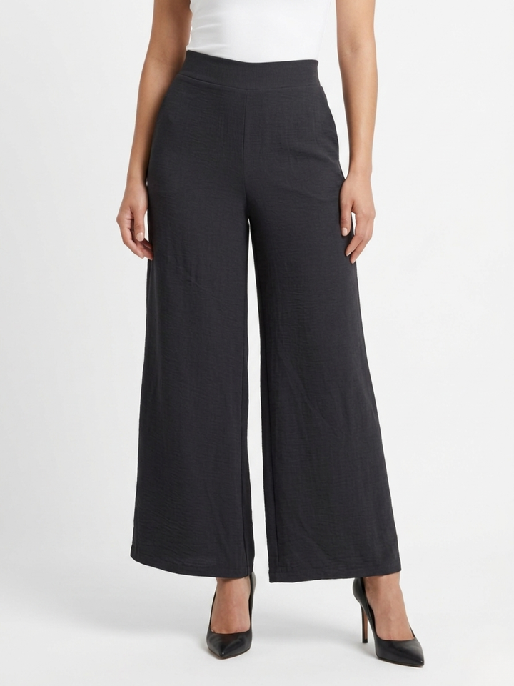 PANTALON PALAZZO NORA NEGRO