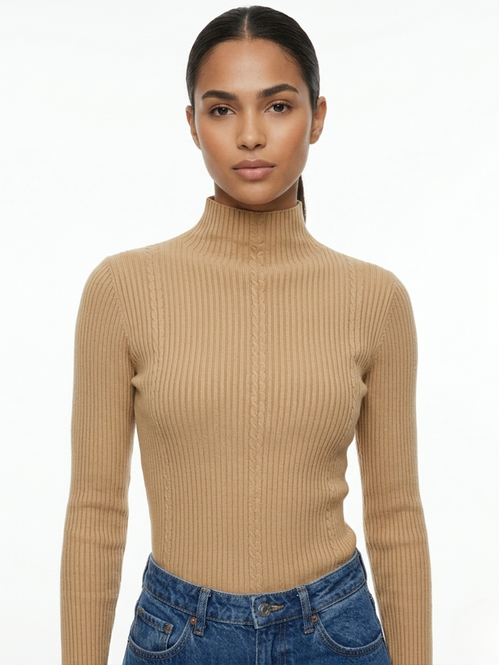 CAFARENA TEJIDA ROBERTA BEIGE
