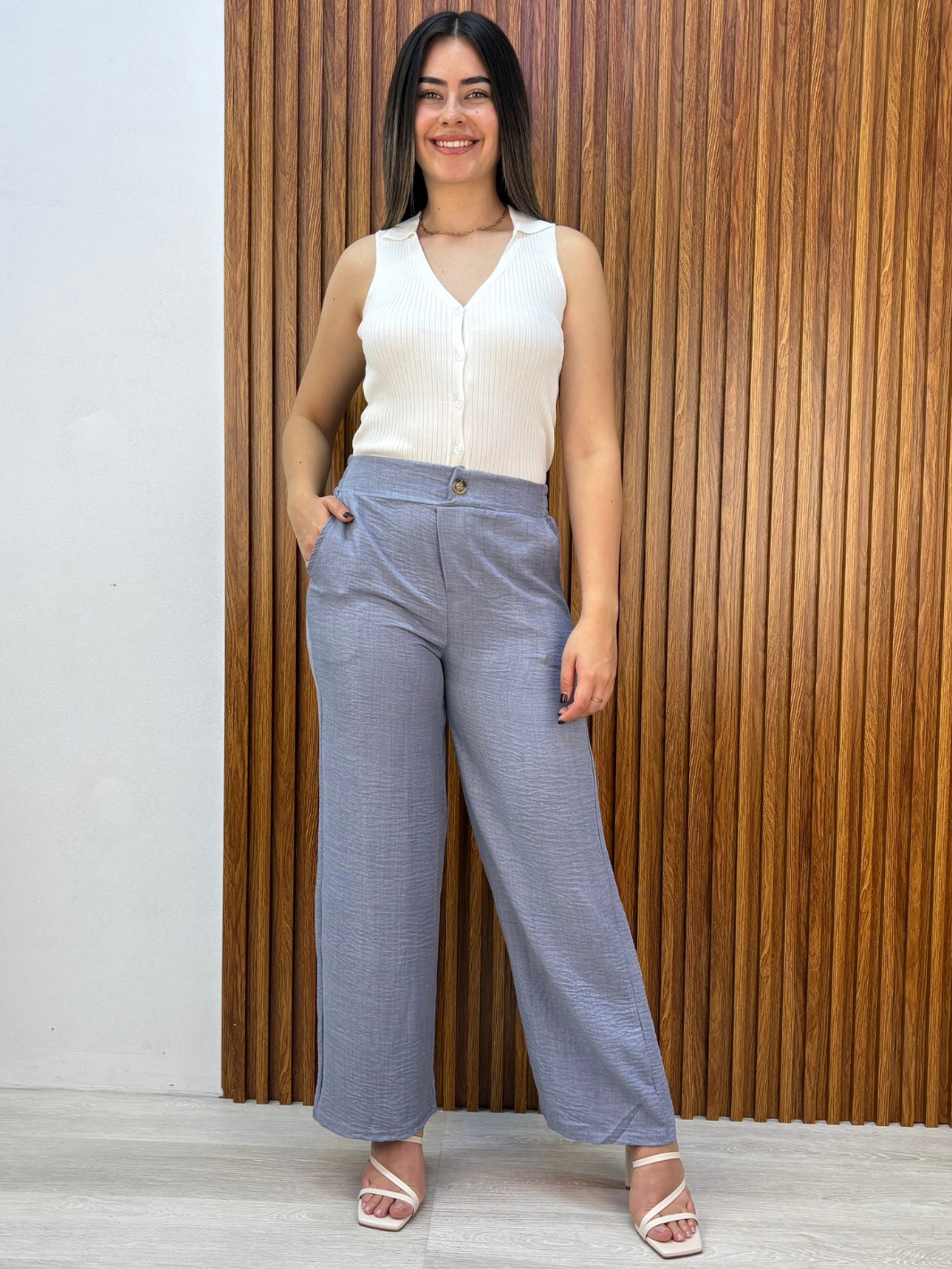 PANTALON HOLGADO FRANCIS ACERO