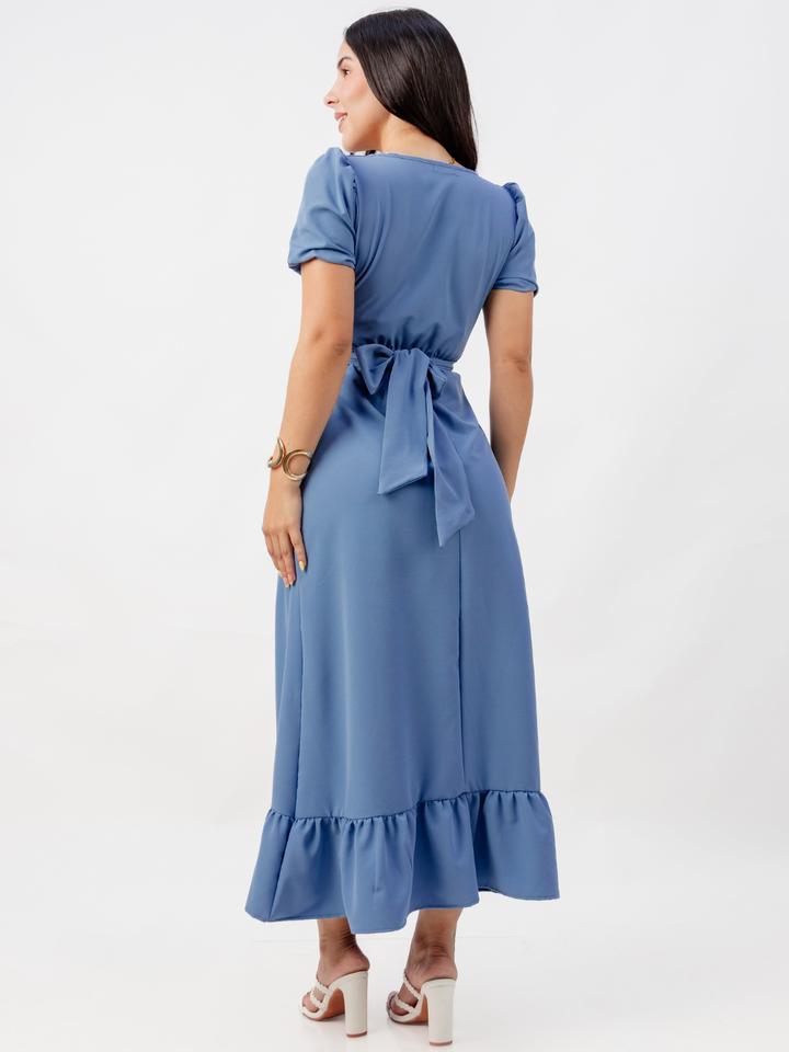 VESTIDO CASUAL LARGO REBECA ITALIANO