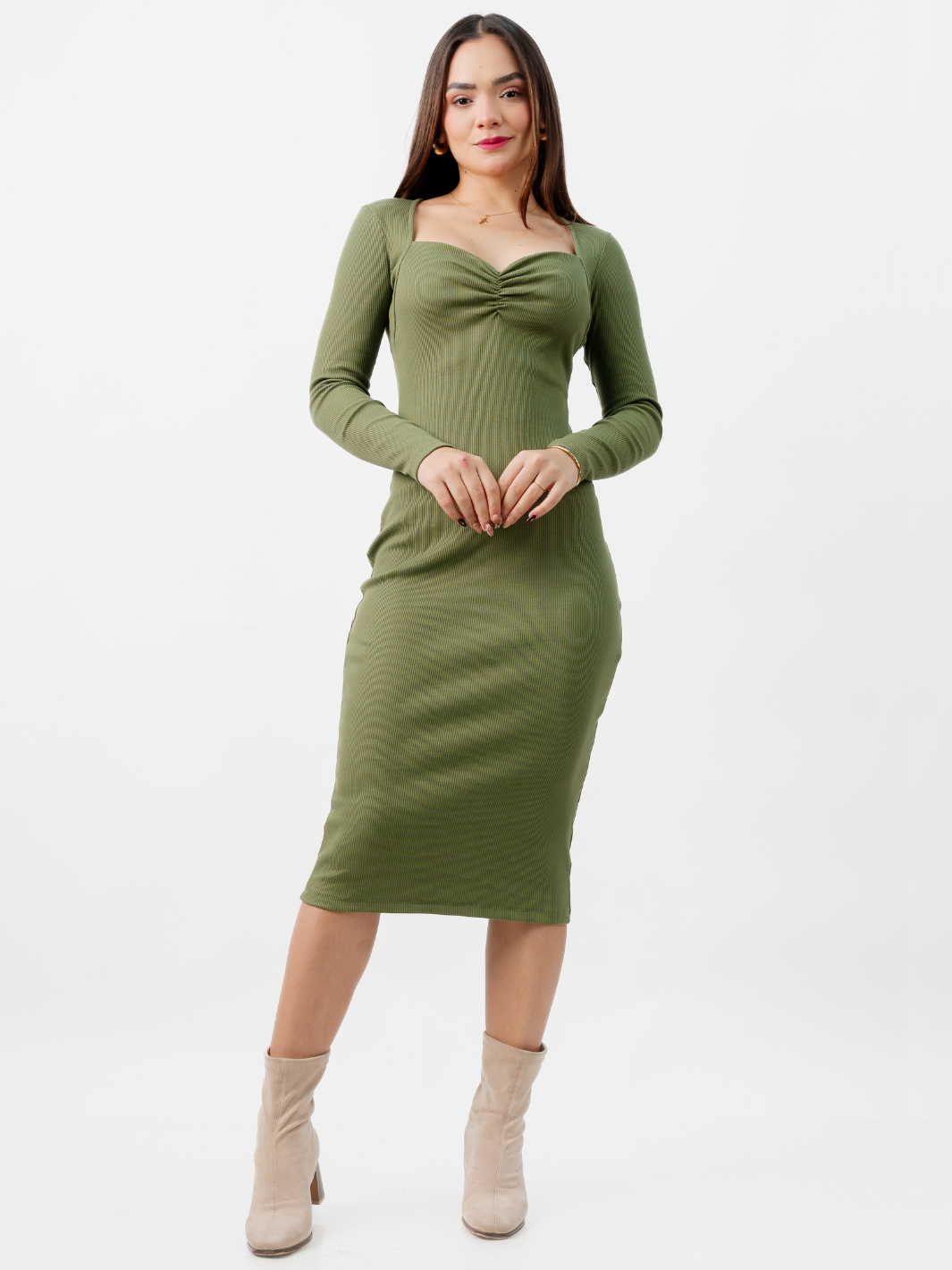 VESTIDO CASUAL EMILIA VERDE
