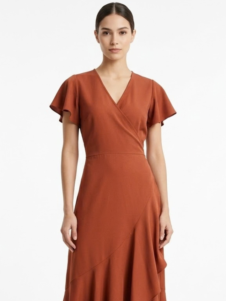 VESTIDO ENVOLVENTE JULIETA RUST