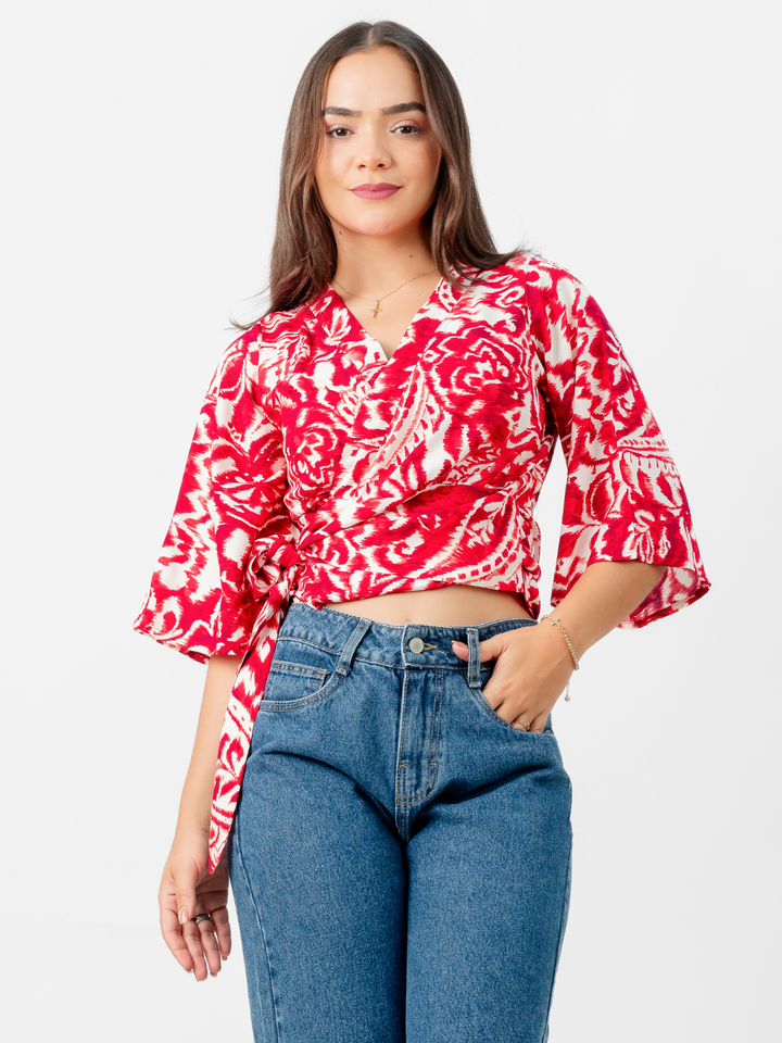 BLUSA GERALDINE - ROJO