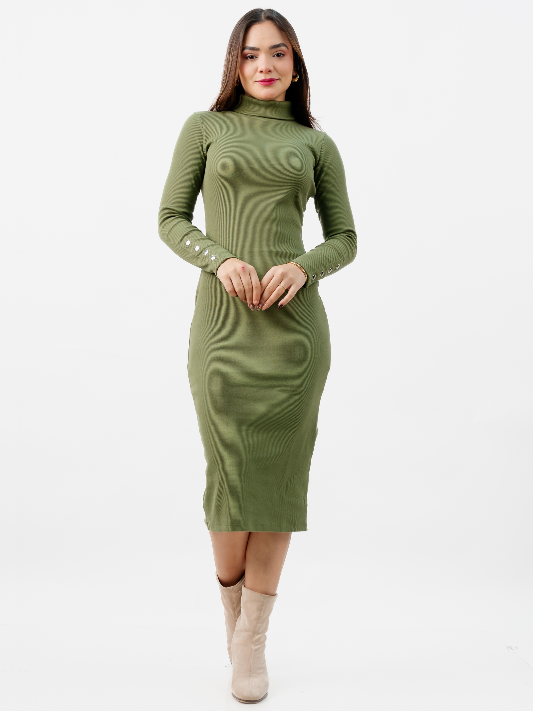 VESTIDO CASUAL XIOMARA VERDE