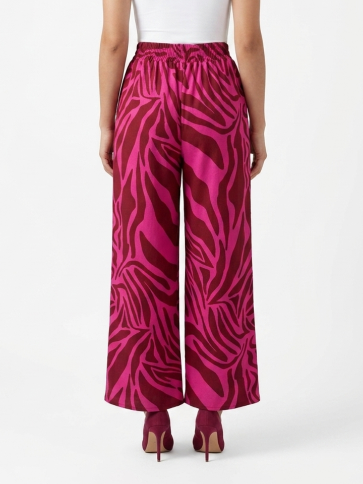 PANTALON PALAZZO NORA FUCSIA