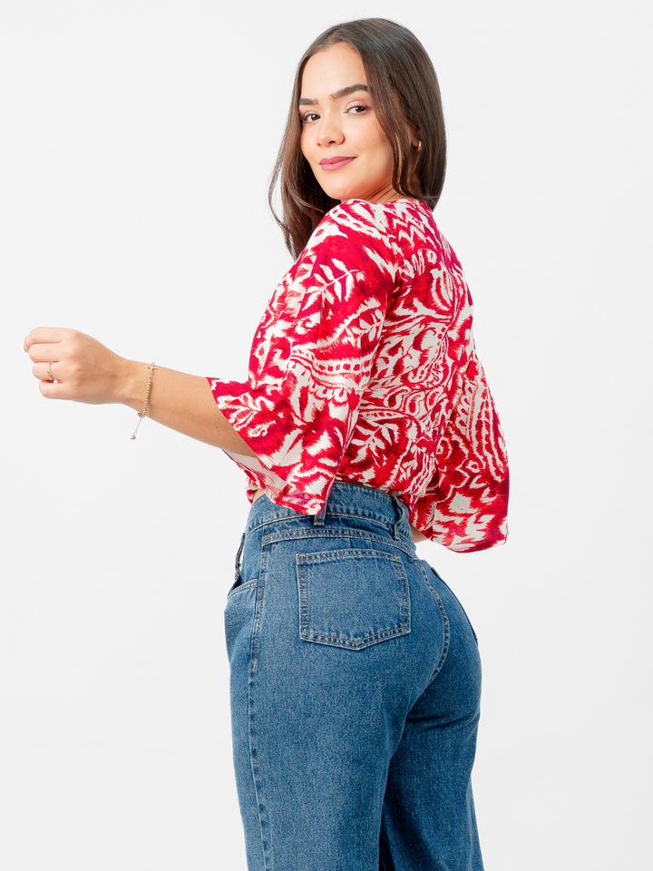 BLUSA GERALDINE - ROJO