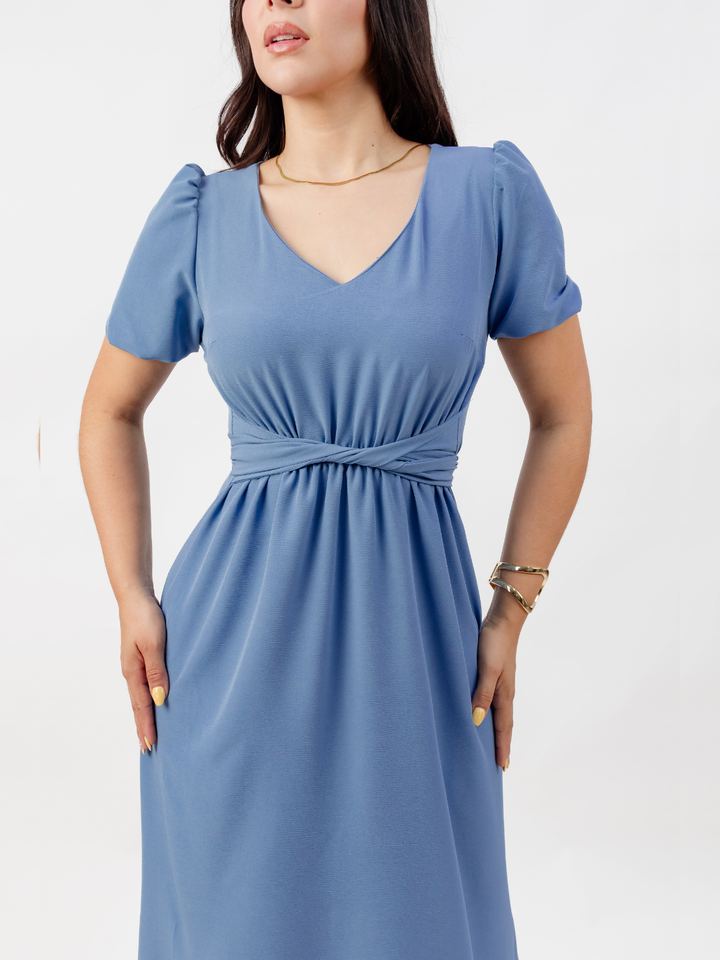 VESTIDO CASUAL LARGO REBECA ITALIANO