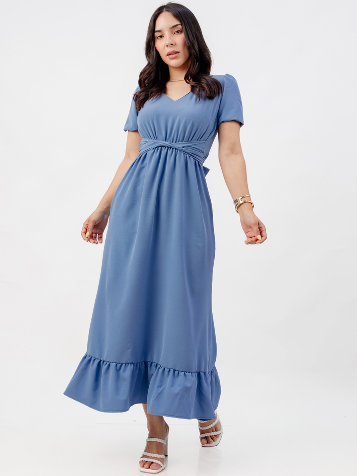 VESTIDO CASUAL LARGO REBECA ITALIANO