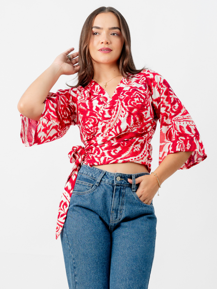 BLUSA GERALDINE - ROJO