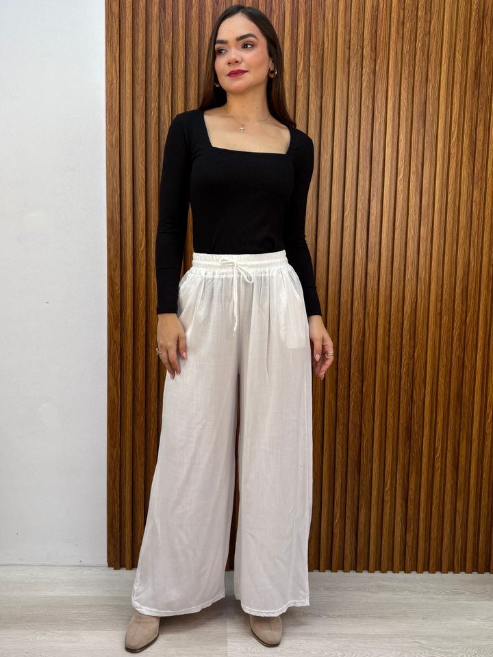 PANTALON PALAZZO ZENDAYA PERLA