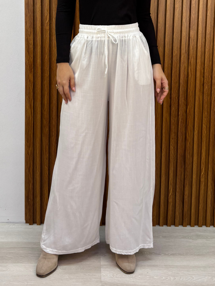 PANTALON PALAZZO ZENDAYA PERLA