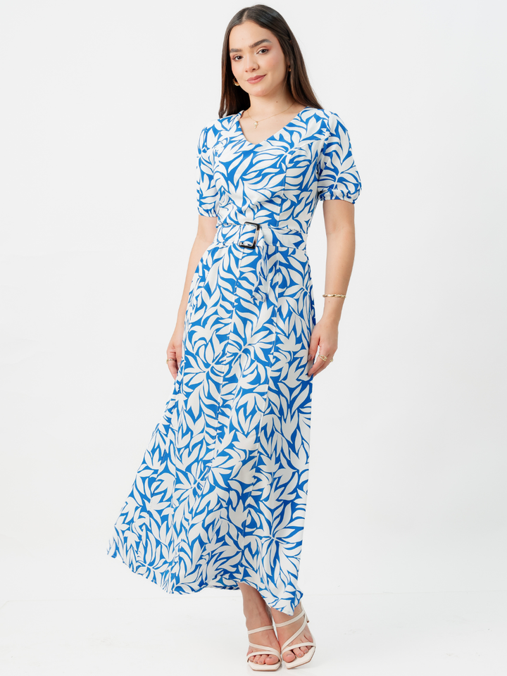 VESTIDO CASUAL LARGO EN CORTE A FERGIE PERLA