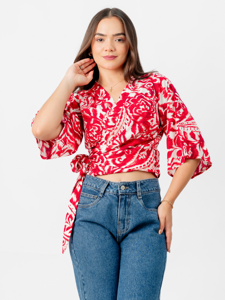 BLUSA GERALDINE - ROJO