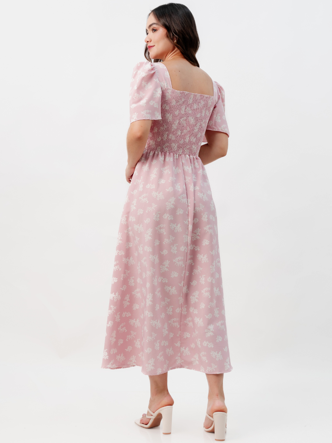 VESTIDO CASUAL LARGO LUCRECIA ROSA