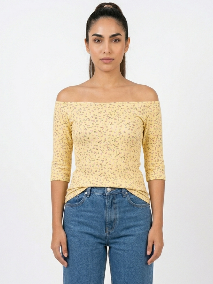 POLO BASICO CUELLO OJAL MAYA AMARILLO