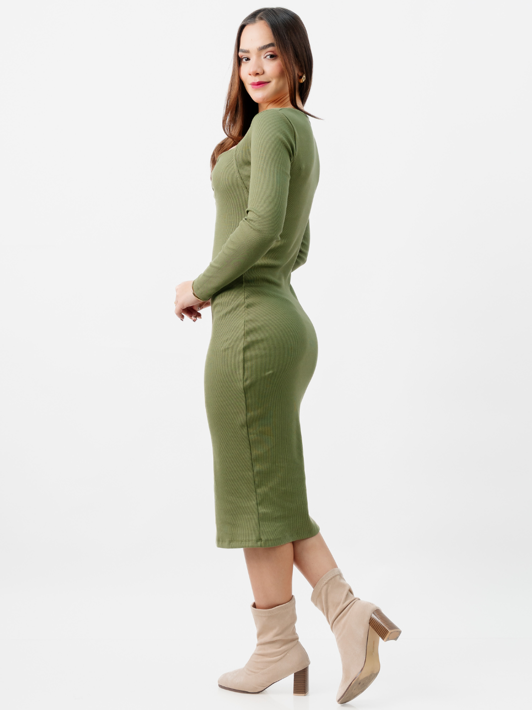 VESTIDO CASUAL EMILIA VERDE