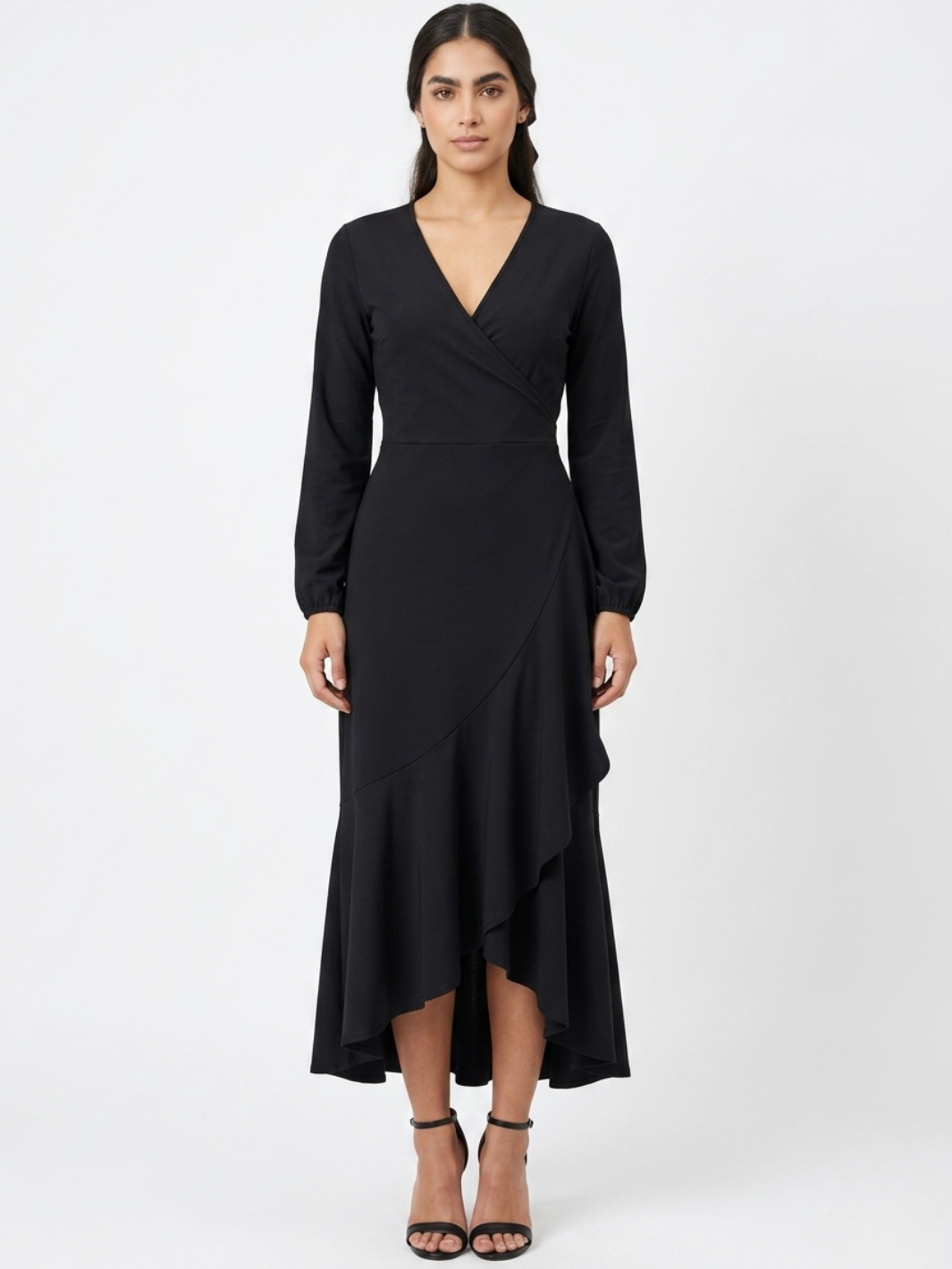 VESTIDO ENVOLVENTE ANNA NEGRO