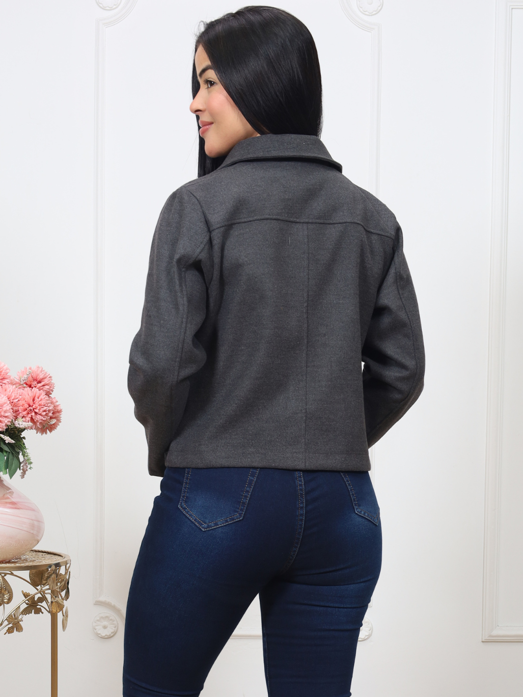 SACO DE PAÑO MINNIE GRIS