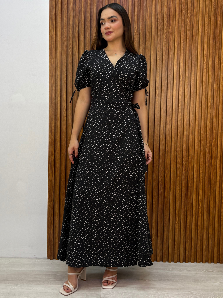 VESTIDO ENVOLVENTE BRISA NEGRO
