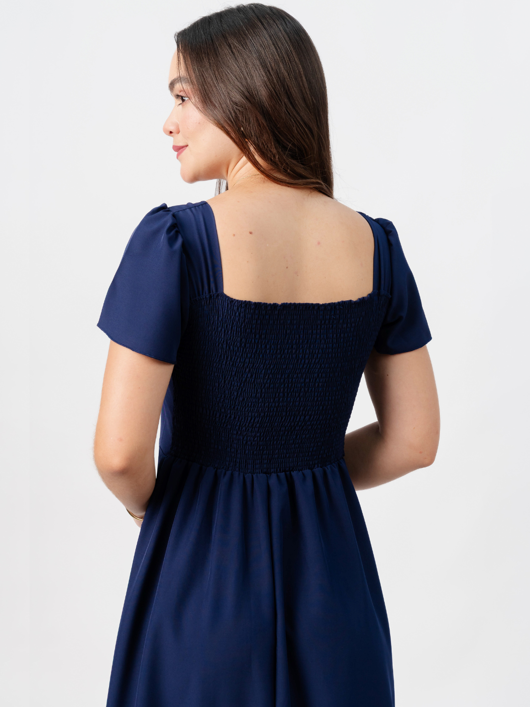 VESTIDO CASUAL LARGO AMELIA AZUL