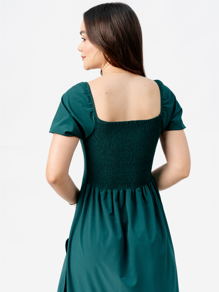 VESTIDO CASUAL LARGO PAOLA VERDE