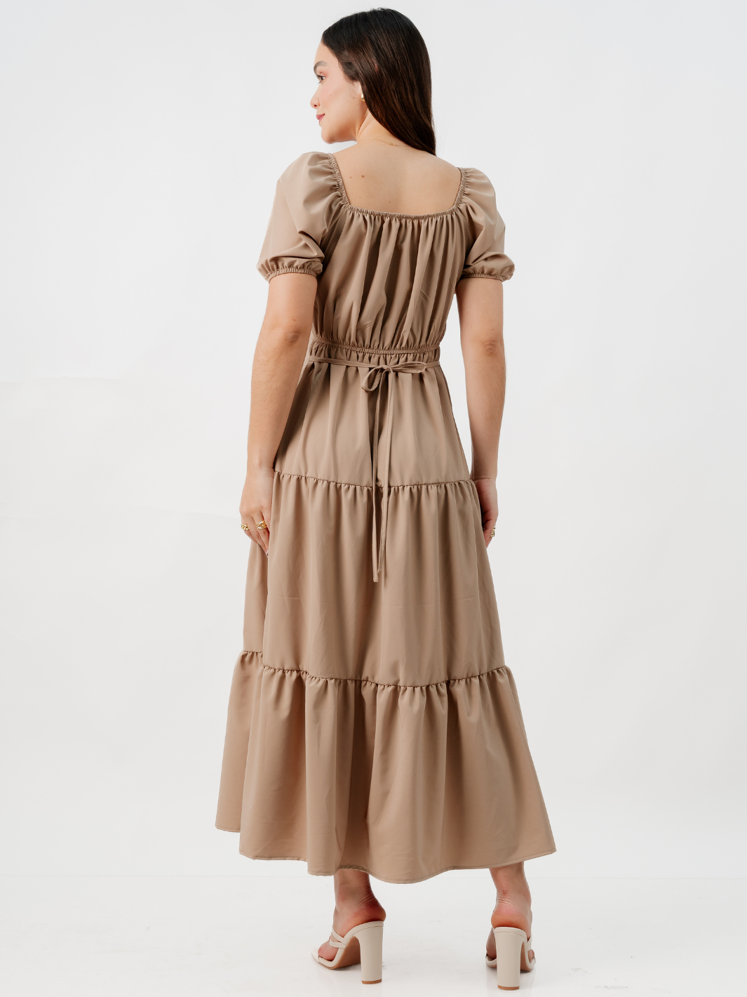 VESTIDO CASUAL LARGO TATIANA NUDE