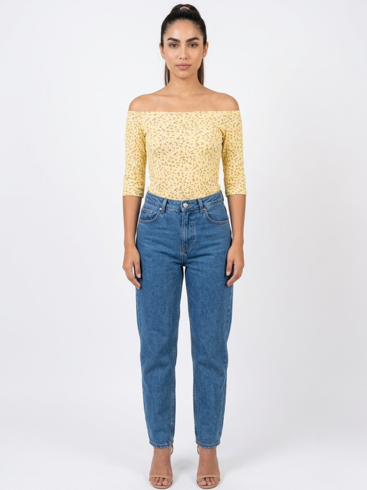 POLO BASICO CUELLO OJAL MAYA AMARILLO