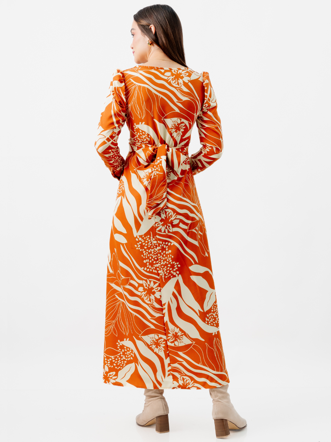 VESTIDO LARGO CAMILA RUST