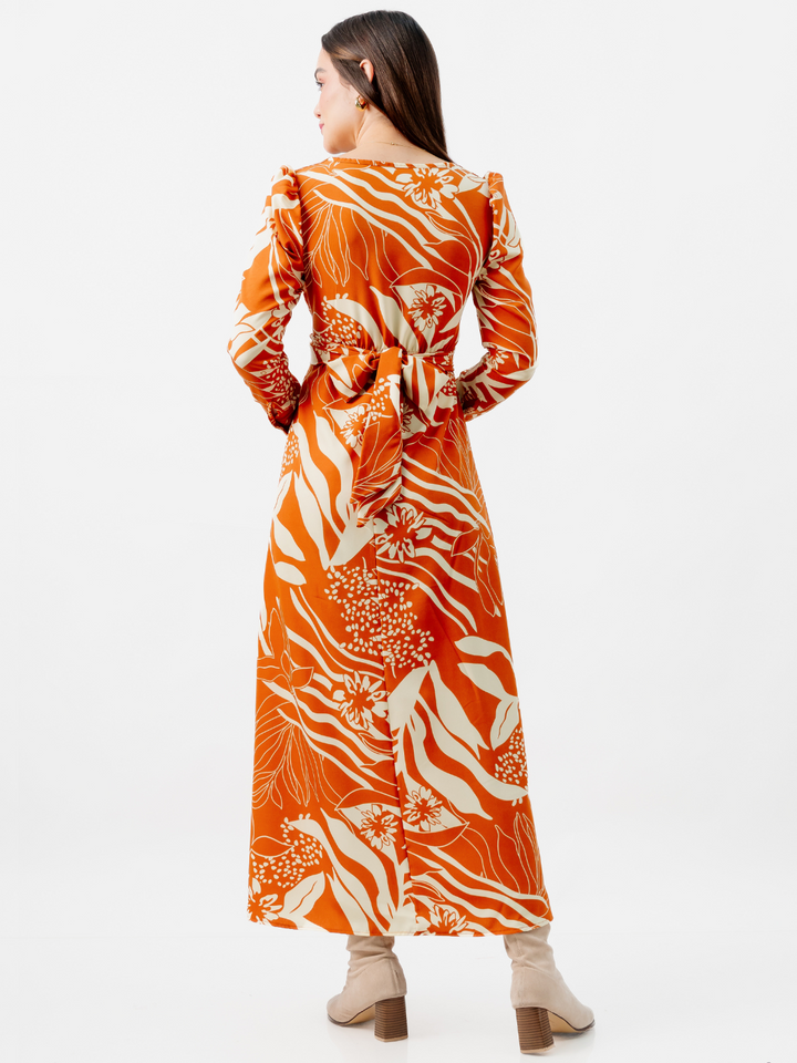 VESTIDO LARGO CAMILA RUST
