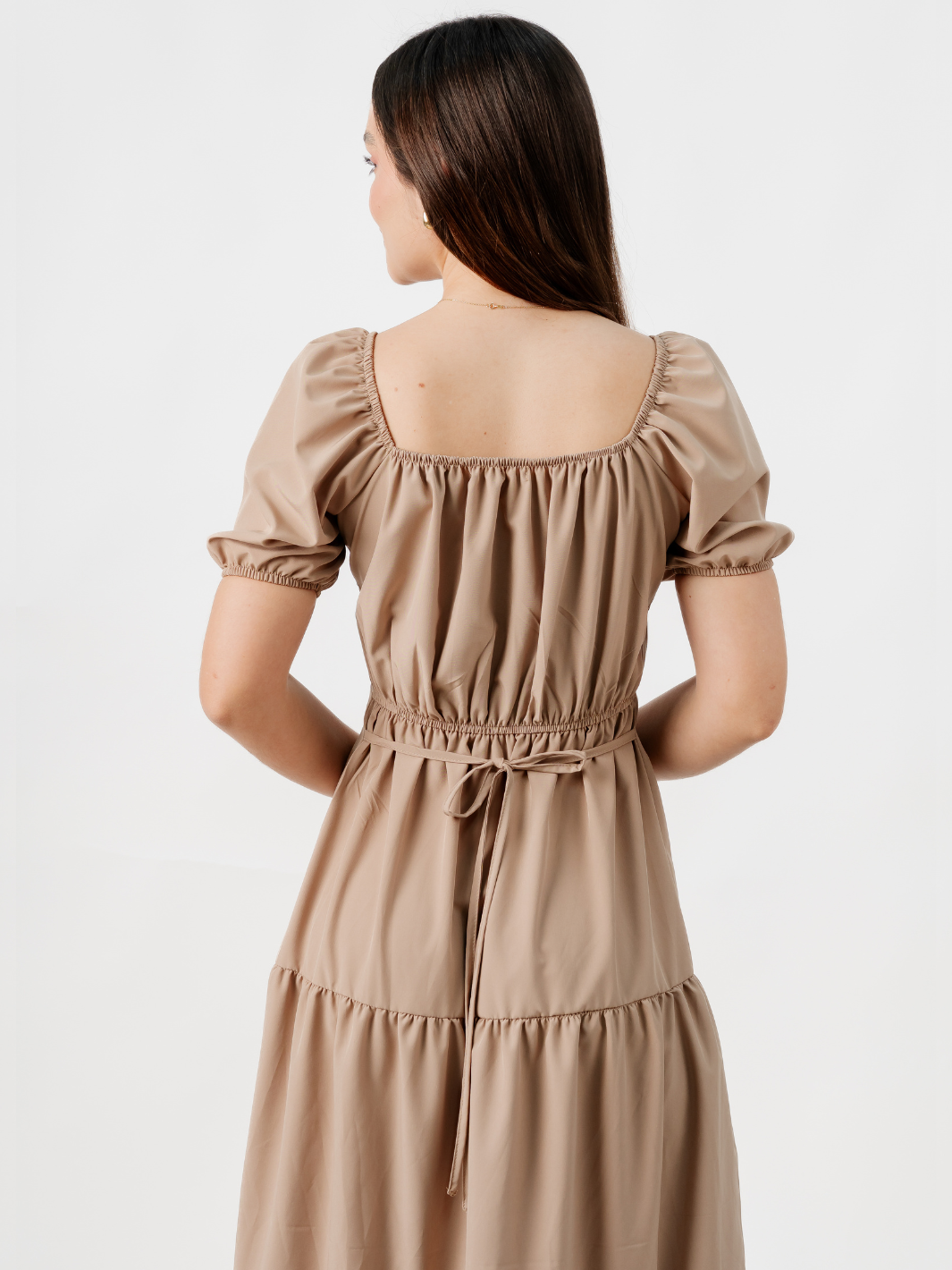 VESTIDO CASUAL LARGO TATIANA NUDE