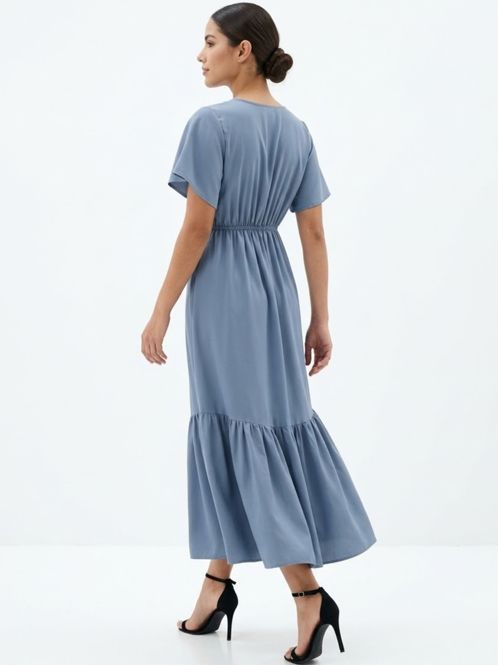 VESTIDO CASUAL CON BOTONES DELANTEROS MONSERRAT ITALIANO