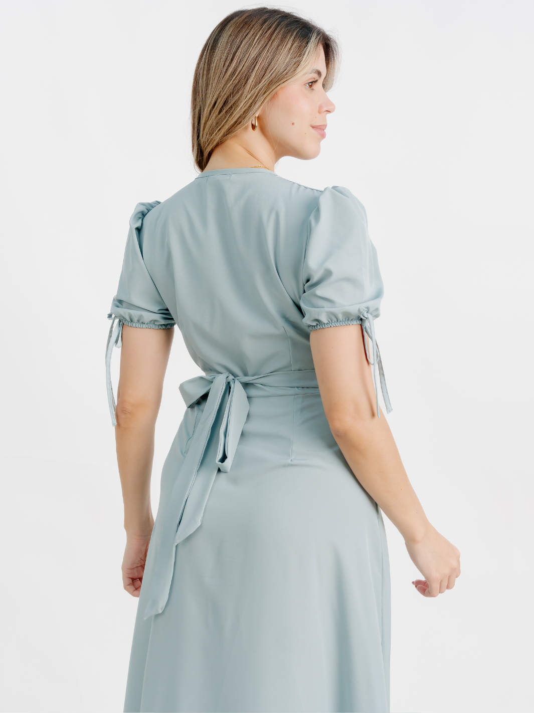 VESTIDO ENVOLVENTE BRISA CEMENTO