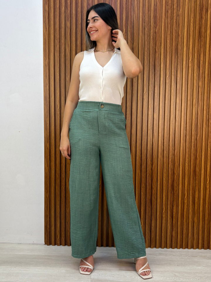 PANTALON HOLGADO FRANCIS VERDE