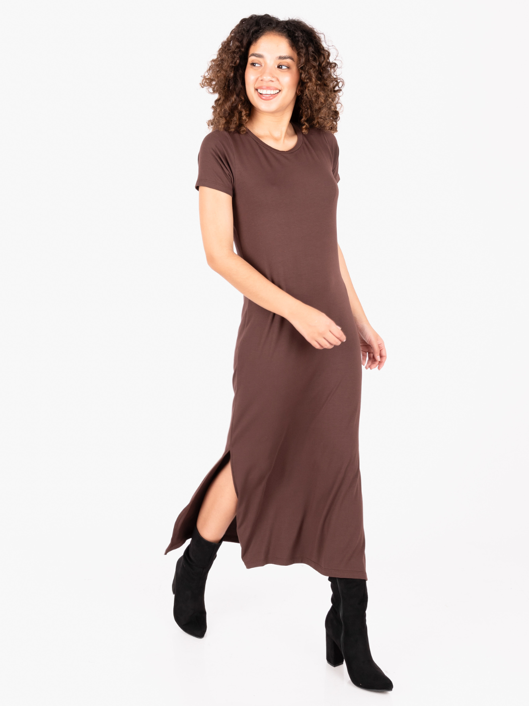 VESTIDO ALE - MARRON