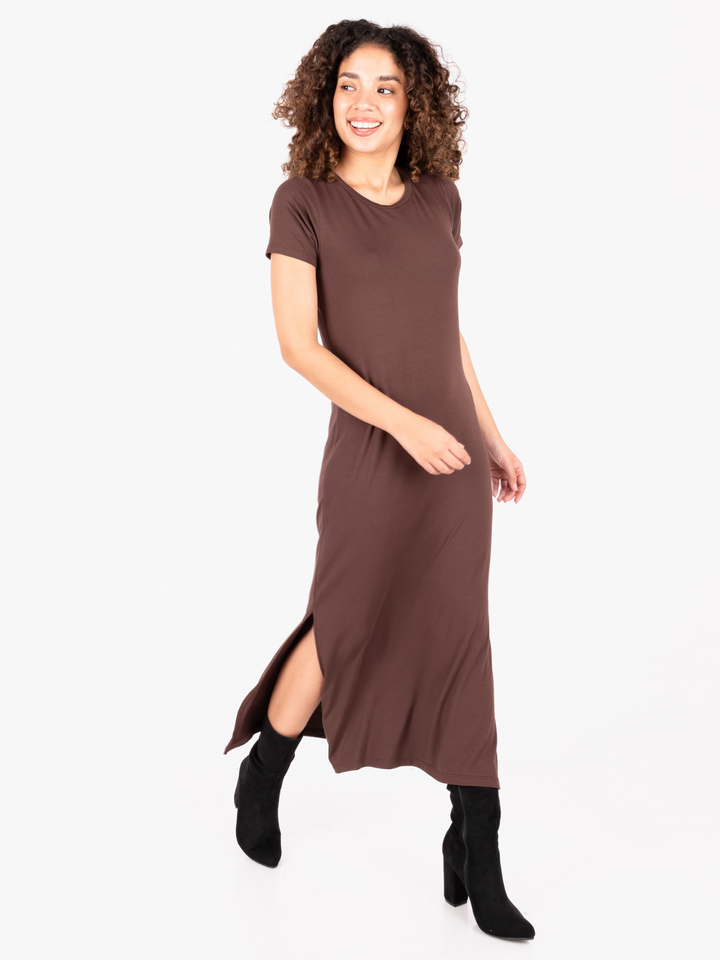 VESTIDO ALE - MARRON