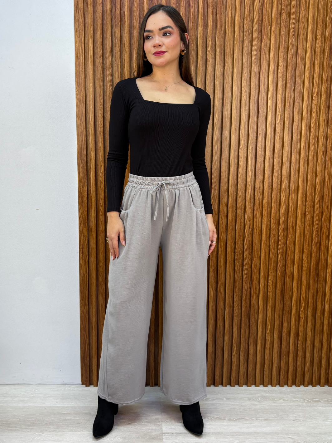 PANTALON CASUAL AMAPOLA MELANGE