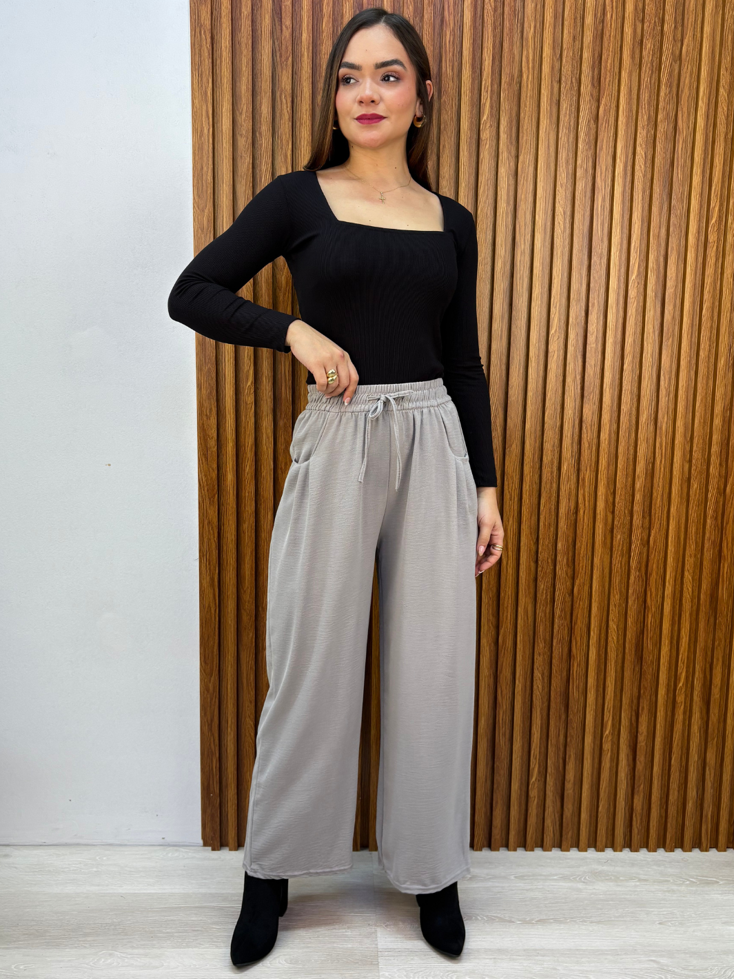 PANTALON CASUAL AMAPOLA MELANGE